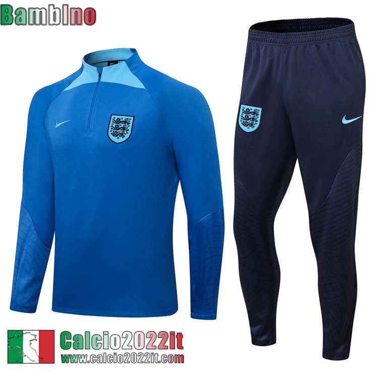 Inglese Tute Calcio blu Bambini 2022 2023 TK274