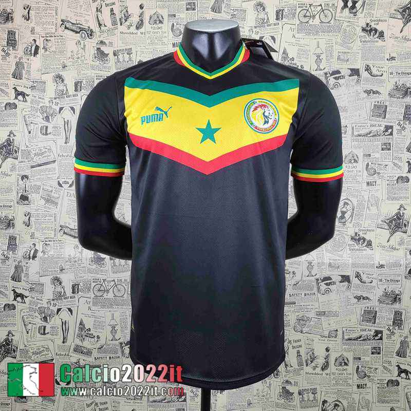 Senegal Maglia Calcio Coppa del Mondo Nero Uomo 2022 AG77
