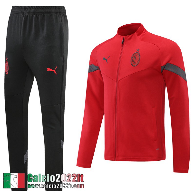AC Milan Full-Zip Giacca rosso Uomo 2022 2023 JK510