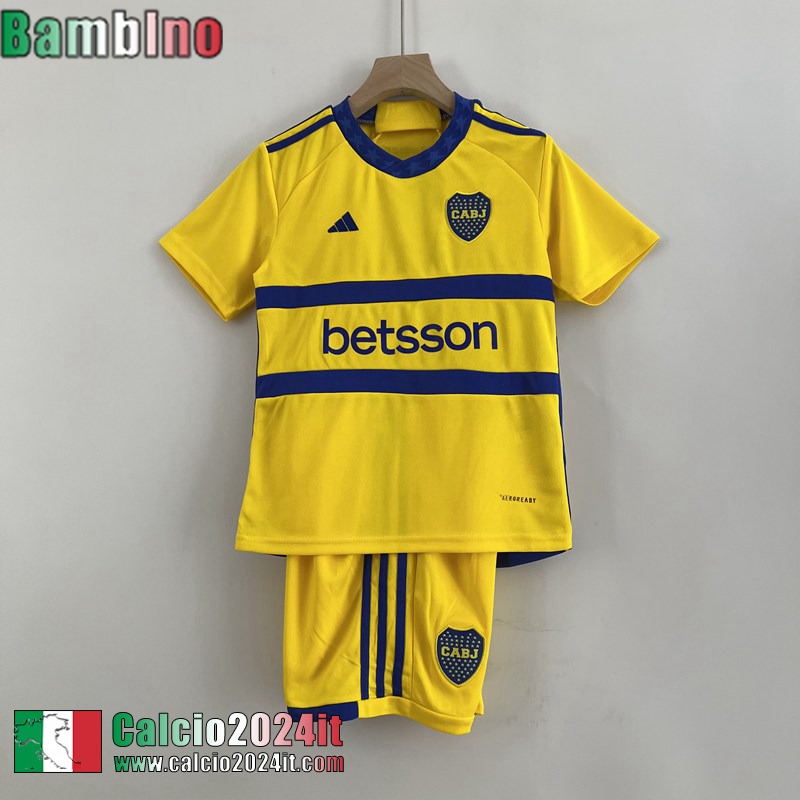 Boca Juniors Maglia Calcio Seconda Bambini 2023 2024
