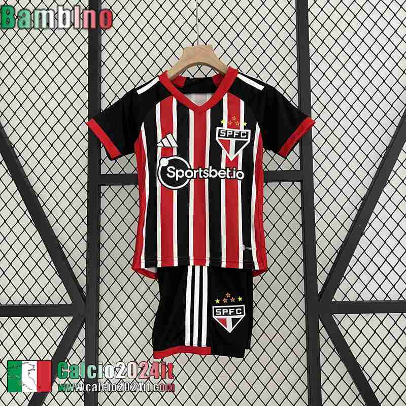 Sao Paulo Maglia Calcio Seconda Bambini 2023 2024