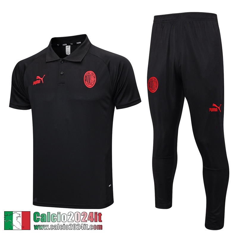 AC Milan Polo Shirts nero Uomo 2023 2024 PL647