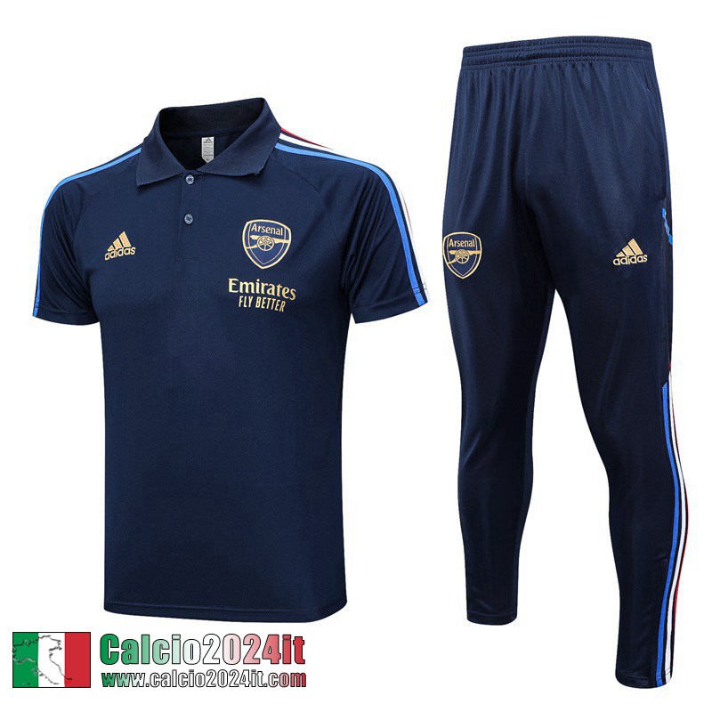 Arsenal Polo Shirts blu Uomo 2023 2024 PL656
