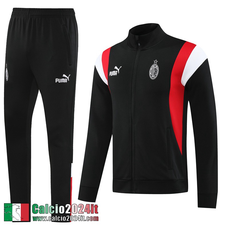 AC Milan Full-Zip Giacca nero Uomo 2023 2024 JK721