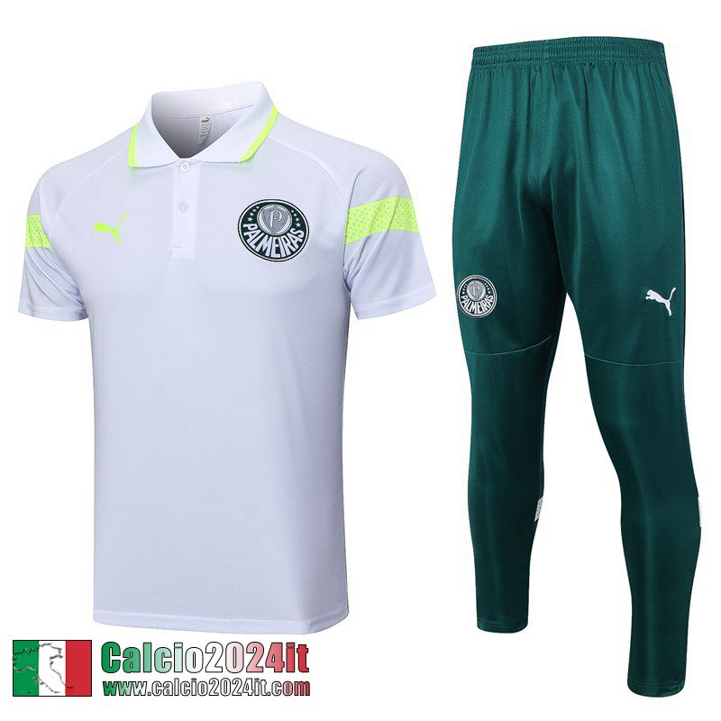 Palmeiras Polo Shirts Bianco Uomo 2023 2024 PL672
