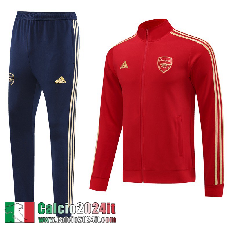 Arsenal Full-Zip Giacca rosso Uomo 2023 2024 JK738