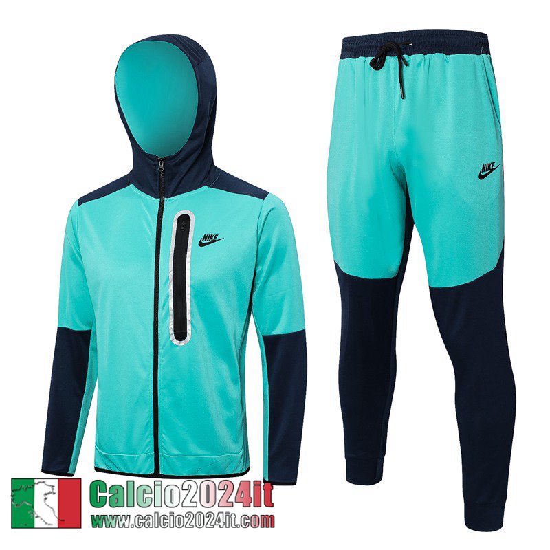 Sport Full-Zip Giacca Cappuccio verde chiaro Uomo 2023 2024 JK761