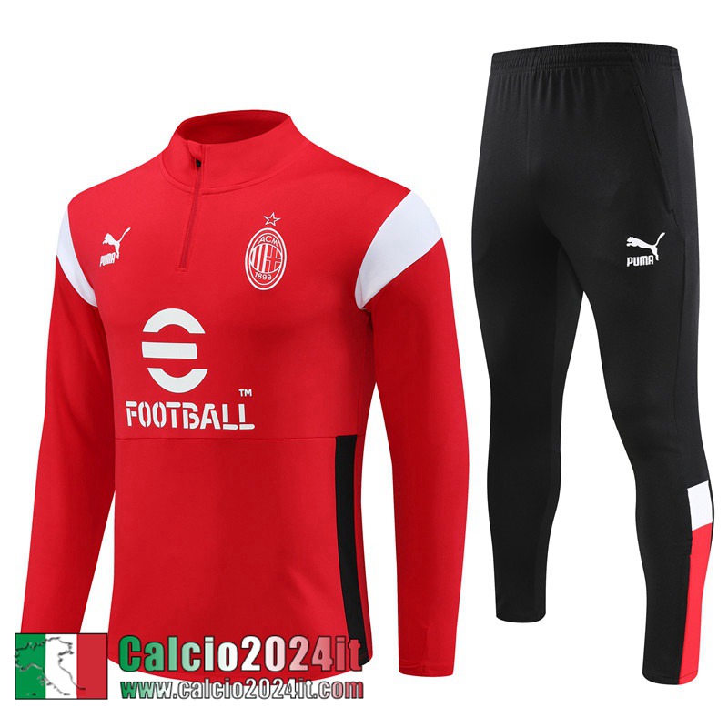 AC Milan Tute Calcio rosso Uomo 2023 2024 TG845