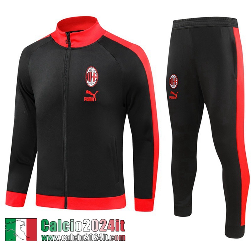 AC Milan Full-Zip Giacca nero Uomo 2023 2024 JK811