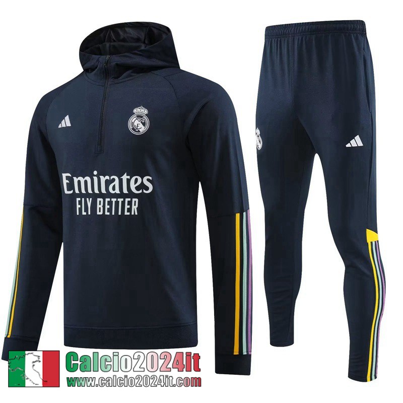 Real Madrid Felpa Sportswear nero Uomo 2023 2024 SW72
