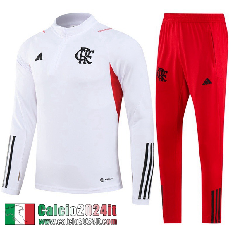 Flamengo Tute Calcio Bianco Uomo 2023 2024 TG991